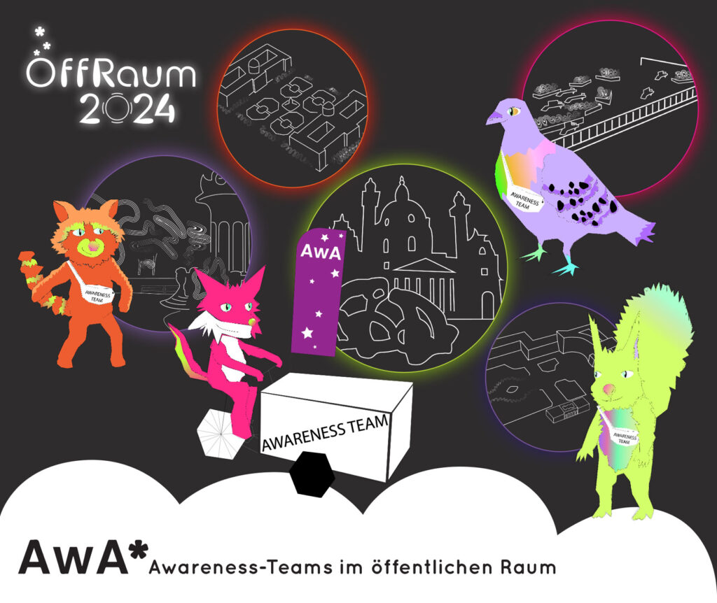 Awa-Stern im öffentlichen Raum promo bild